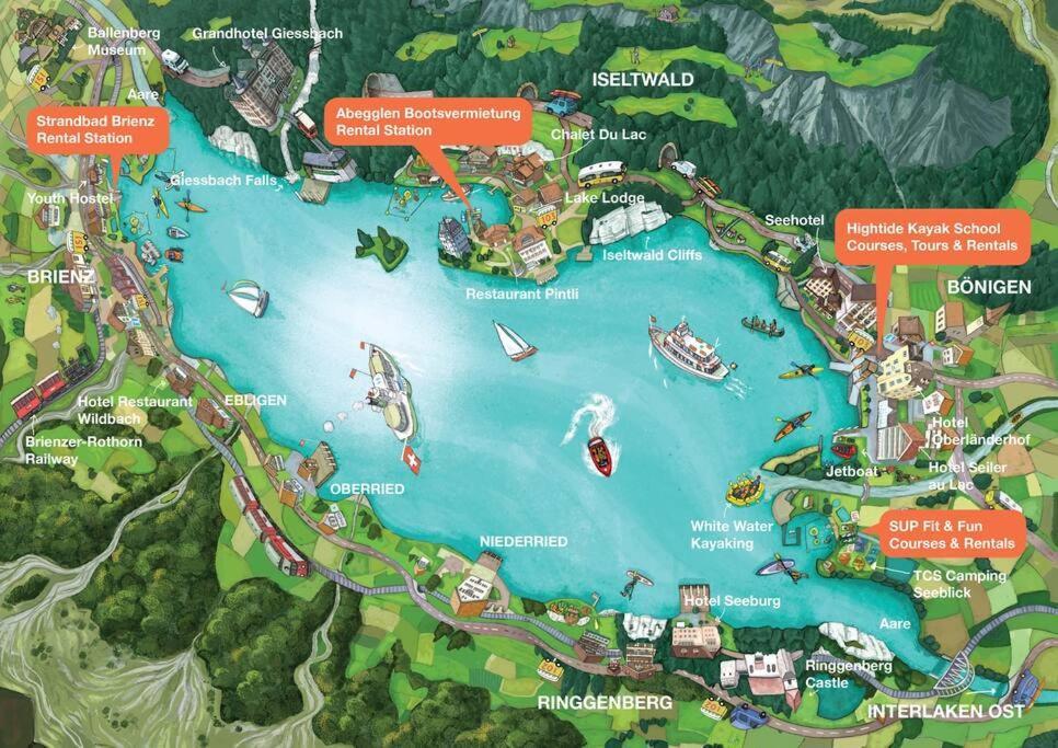 Chalet Mignon - Your Vacation Oasis At Lake Brienz Бьоніген Екстер'єр фото